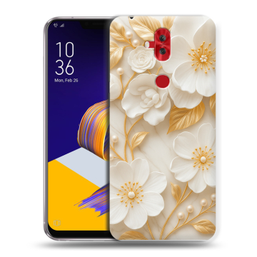 Силиконовый чехол на ASUS ZenFone 5 Lite с принтом Цветы Силиконовый чехол на ASUS ZenFone 5 Lite с принтом Цветы