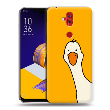 Силиконовый чехол на ASUS ZenFone 5 Lite с принтом Утка Силиконовый чехол на ASUS ZenFone 5 Lite с принтом Утка