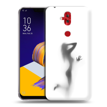 Силиконовый чехол на ASUS ZenFone 5 Lite с принтом Силуэт