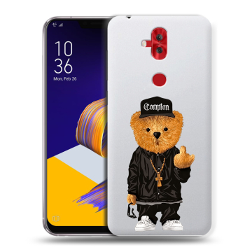 Силиконовый чехол на ASUS ZenFone 5 Lite с принтом Плюшевый медведь Силиконовый чехол на ASUS ZenFone 5 Lite с принтом Плюшевый медведь