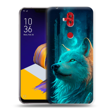 Силиконовый чехол на ASUS ZenFone 5 Lite с принтом бабочки саккура Силиконовый чехол на ASUS ZenFone 5 Lite с принтом бабочки саккура