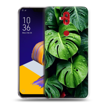 Силиконовый чехол на ASUS ZenFone 5 Lite с принтом Листья Силиконовый чехол на ASUS ZenFone 5 Lite с принтом Листья