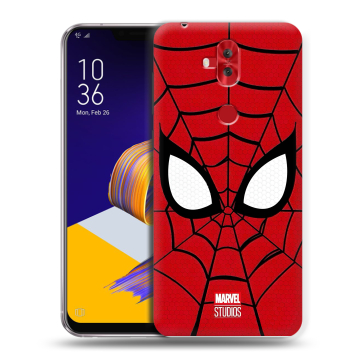 Силиконовый чехол на ASUS ZenFone 5 Lite с принтом человек паук spiderman