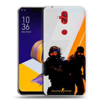 Силиконовый чехол на ASUS ZenFone 5 Lite с принтом Контер страйк Counter strike Силиконовый чехол на ASUS ZenFone 5 Lite с принтом Контер страйк Counter strike