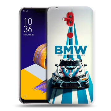Силиконовый чехол на ASUS ZenFone 5 Lite с принтом БМВ BMW Силиконовый чехол на ASUS ZenFone 5 Lite с принтом БМВ BMW