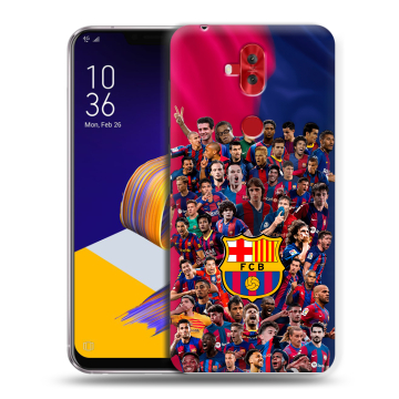 Силиконовый чехол на ASUS ZenFone 5 Lite с принтом Барселона Barcelona
