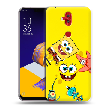 Силиконовый чехол на ASUS ZenFone 5 Lite с принтом Спанч боб Спанчбоб Силиконовый чехол на ASUS ZenFone 5 Lite с принтом Спанч боб Спанчбоб