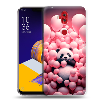 Силиконовый чехол на ASUS ZenFone 5 Lite с принтом Панда Силиконовый чехол на ASUS ZenFone 5 Lite с принтом Панда
