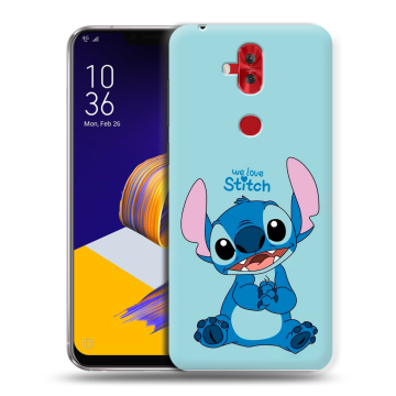 Силиконовый чехол на ASUS ZenFone 5 Lite с принтом Лило и Стич
