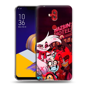 Силиконовый чехол на ASUS ZenFone 5 Lite с принтом Hazbin Hotel Отель Хазбин Силиконовый чехол на ASUS ZenFone 5 Lite с принтом Hazbin Hotel Отель Хазбин