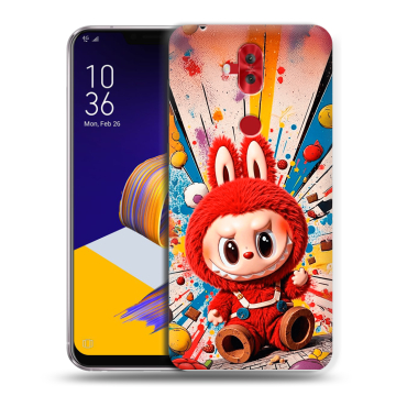 Силиконовый чехол на ASUS ZenFone 5 Lite с принтом Labubu Лабубу Силиконовый чехол на ASUS ZenFone 5 Lite с принтом Labubu Лабубу