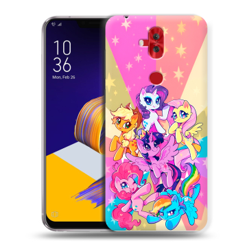 Силиконовый чехол на ASUS ZenFone 5 Lite с принтом My little pony Дружба чудо Силиконовый чехол на ASUS ZenFone 5 Lite с принтом My little pony Дружба чудо