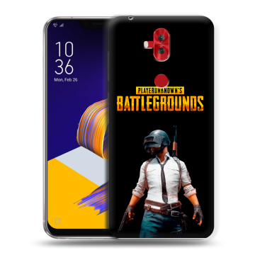 Силиконовый чехол на ASUS ZenFone 5 Lite с принтом PUGB ПАГБ Силиконовый чехол на ASUS ZenFone 5 Lite с принтом PUGB ПАГБ