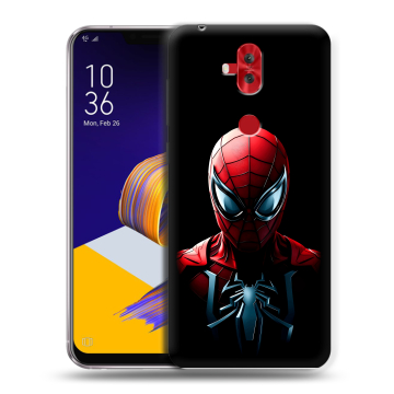 Силиконовый чехол на ASUS ZenFone 5 Lite с принтом Spiderman Человек паук