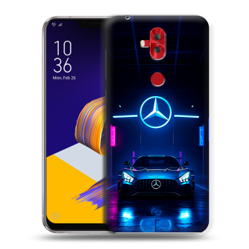 Силиконовый чехол на ASUS ZenFone 5 Lite с принтом Mercedes Мерседес Силиконовый чехол на ASUS ZenFone 5 Lite с принтом Mercedes Мерседес