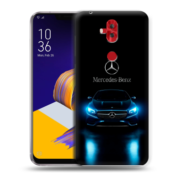 Силиконовый чехол на ASUS ZenFone 5 Lite с принтом Mercedes Мерседес