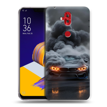 Силиконовый чехол на ASUS ZenFone 5 Lite с принтом BMW БМВ