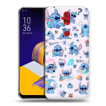Силиконовый чехол на ASUS ZenFone 5 Lite с принтом Лило и Стич