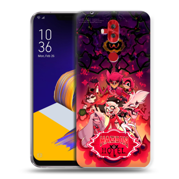Силиконовый чехол на ASUS ZenFone 5 Lite с принтом Hazbin Hotel Отель Хазбин Силиконовый чехол на ASUS ZenFone 5 Lite с принтом Hazbin Hotel Отель Хазбин
