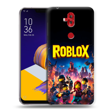 Силиконовый чехол на ASUS ZenFone 5 Lite с принтом Roblox Роблокс Силиконовый чехол на ASUS ZenFone 5 Lite с принтом Roblox Роблокс