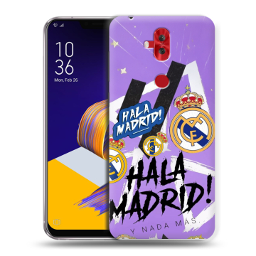 Силиконовый чехол на ASUS ZenFone 5 Lite с принтом Real Madrid Реал Мадрид Силиконовый чехол на ASUS ZenFone 5 Lite с принтом Real Madrid Реал Мадрид
