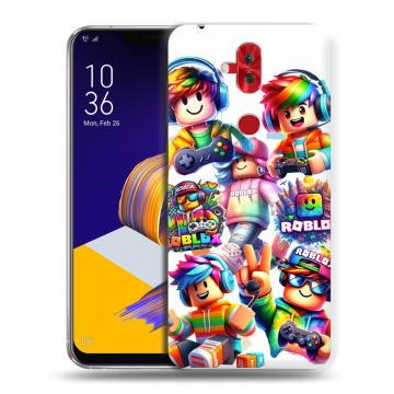 Силиконовый чехол на ASUS ZenFone 5 Lite с принтом Roblox Роблокс Силиконовый чехол на ASUS ZenFone 5 Lite с принтом Roblox Роблокс