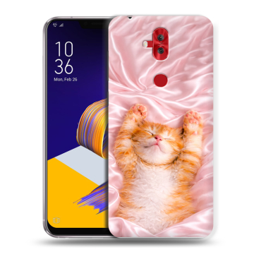 Силиконовый чехол на ASUS ZenFone 5 Lite с принтом женский Силиконовый чехол на ASUS ZenFone 5 Lite с принтом женский