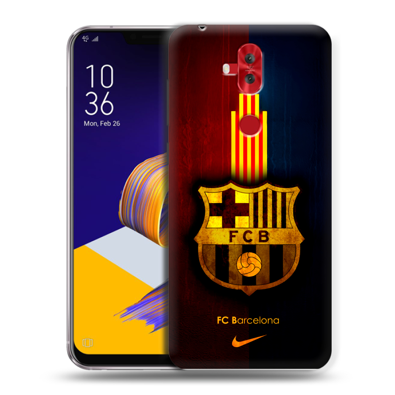 Пластиковый чехол на ASUS ZenFone 5 Lite с принтом Барселона Barcelona Пластиковый чехол на ASUS ZenFone 5 Lite с принтом Барселона Barcelona