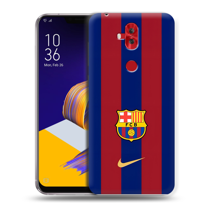 Пластиковый чехол на ASUS ZenFone 5 Lite с принтом Барселона Barcelona Пластиковый чехол на ASUS ZenFone 5 Lite с принтом Барселона Barcelona