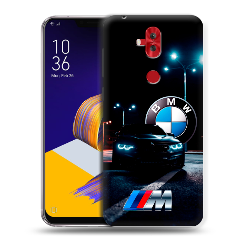 Силиконовый чехол на ASUS ZenFone 5 Lite с принтом БМВ BMW Силиконовый чехол на ASUS ZenFone 5 Lite с принтом БМВ BMW