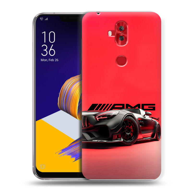 Пластиковый чехол на ASUS ZenFone 5 Lite с принтом Мерседес Mercedes AMG Пластиковый чехол на ASUS ZenFone 5 Lite с принтом Мерседес Mercedes AMG
