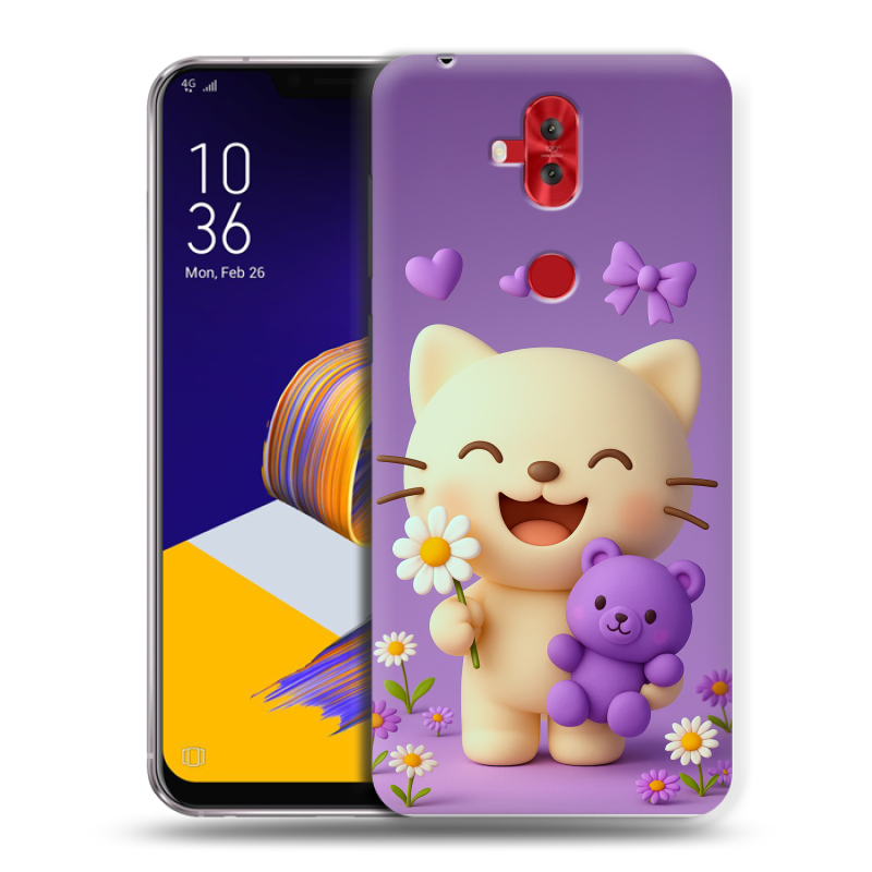 Силиконовый чехол на ASUS ZenFone 5 Lite с принтом для девочек Силиконовый чехол на ASUS ZenFone 5 Lite с принтом для девочек