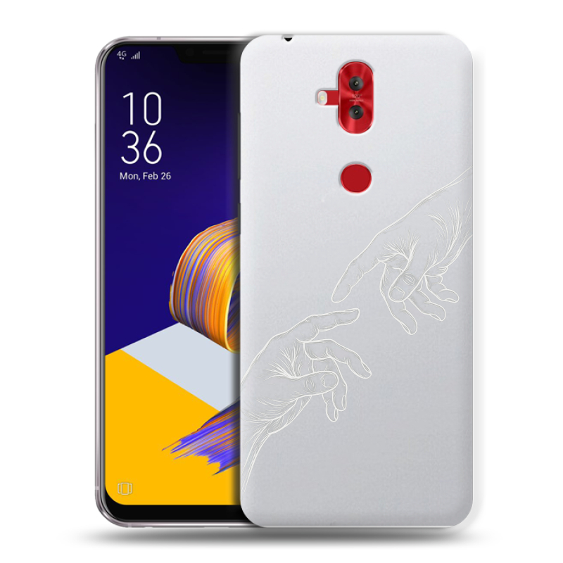 Силиконовый чехол на ASUS ZenFone 5 Lite с принтом Сотворение мира Силиконовый чехол на ASUS ZenFone 5 Lite с принтом Сотворение мира