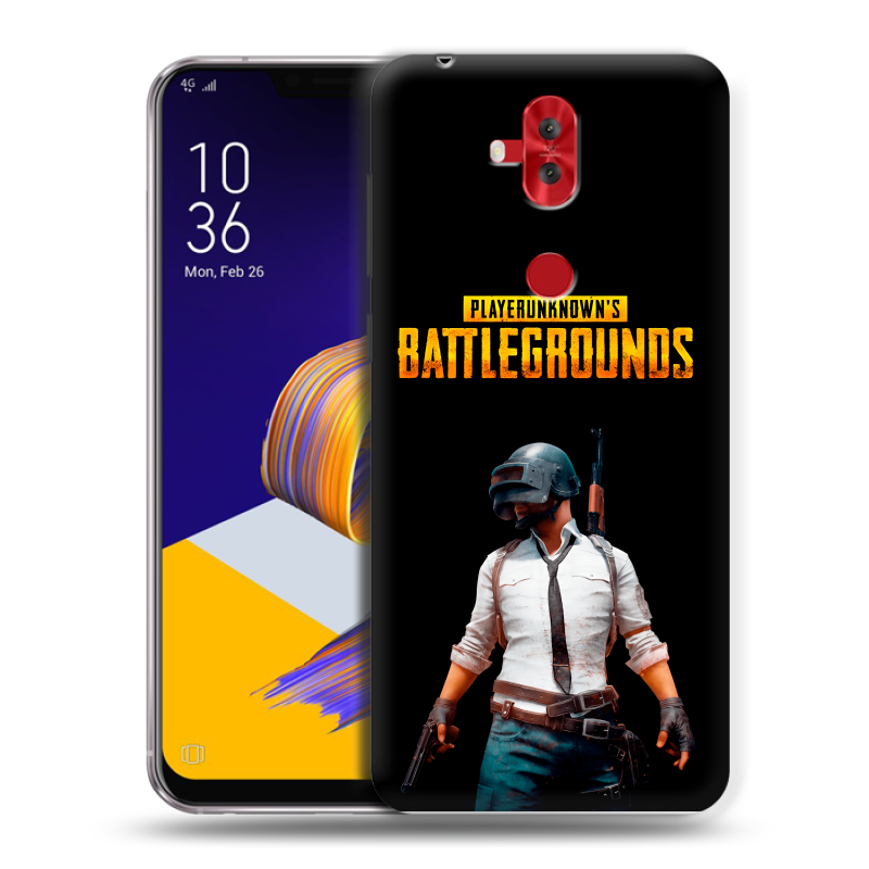 Пластиковый чехол на ASUS ZenFone 5 Lite с принтом PUGB ПАГБ Пластиковый чехол на ASUS ZenFone 5 Lite с принтом PUGB ПАГБ