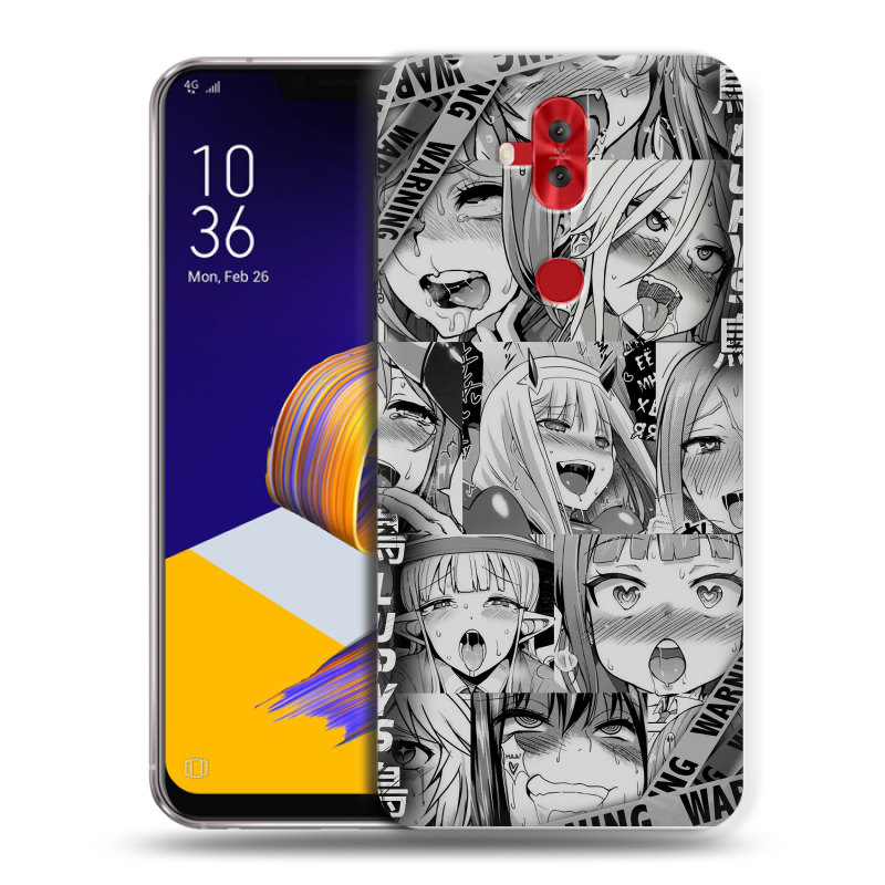 Пластиковый чехол на ASUS ZenFone 5 Lite с принтом Ahegao Ахегао Аниме Пластиковый чехол на ASUS ZenFone 5 Lite с принтом Ahegao Ахегао Аниме