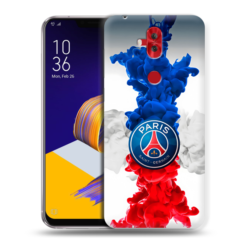 Силиконовый чехол на ASUS ZenFone 5 Lite с принтом PSG ПСЖ Силиконовый чехол на ASUS ZenFone 5 Lite с принтом PSG ПСЖ