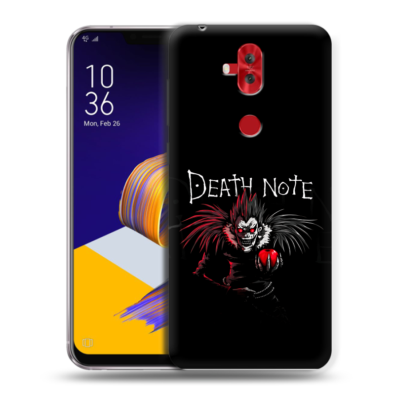 Силиконовый чехол на ASUS ZenFone 5 Lite с принтом Death note Тетрадь смерти Силиконовый чехол на ASUS ZenFone 5 Lite с принтом Death note Тетрадь смерти