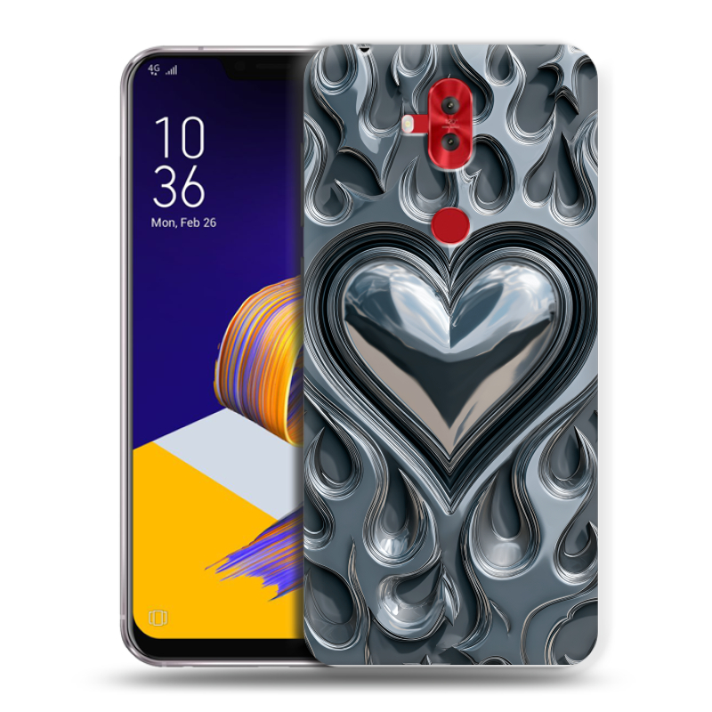 Силиконовый чехол на ASUS ZenFone 5 Lite с принтом Y2K Силиконовый чехол на ASUS ZenFone 5 Lite с принтом Y2K