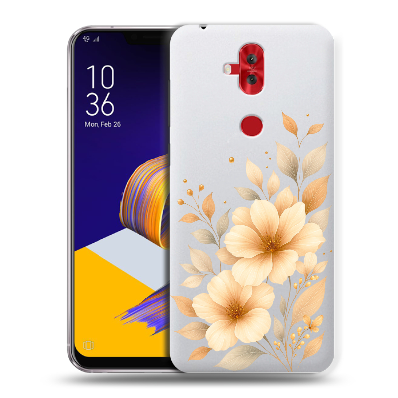 Силиконовый чехол на ASUS ZenFone 5 Lite с принтом для девушки Силиконовый чехол на ASUS ZenFone 5 Lite с принтом для девушки