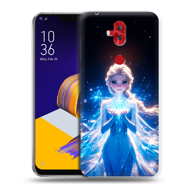 Пластиковый чехол на ASUS ZenFone 5 Lite с принтом Холодное сердце Frozen Пластиковый чехол на ASUS ZenFone 5 Lite с принтом Холодное сердце Frozen