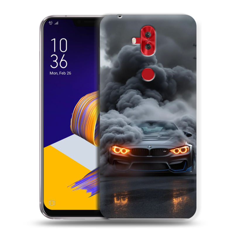 Силиконовый чехол на ASUS ZenFone 5 Lite с принтом BMW БМВ Силиконовый чехол на ASUS ZenFone 5 Lite с принтом BMW БМВ