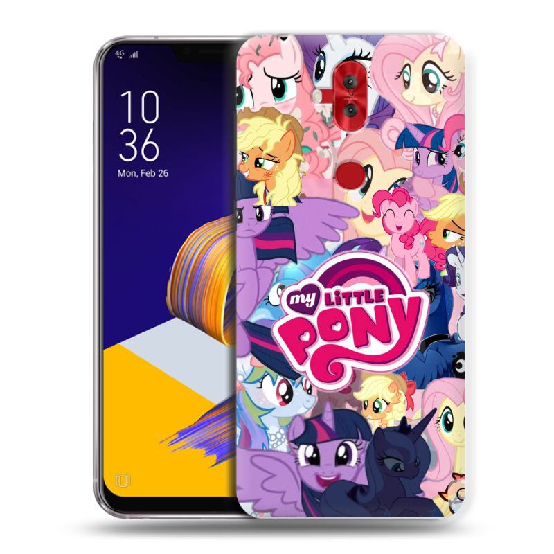 Пластиковый чехол на ASUS ZenFone 5 Lite с принтом My little pony Дружба чудо Пластиковый чехол на ASUS ZenFone 5 Lite с принтом My little pony Дружба чудо