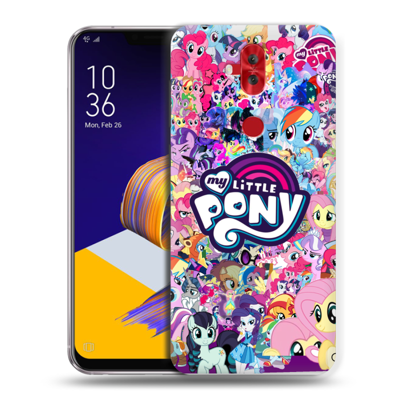 Силиконовый чехол на ASUS ZenFone 5 Lite с принтом My little pony Дружба чудо Силиконовый чехол на ASUS ZenFone 5 Lite с принтом My little pony Дружба чудо