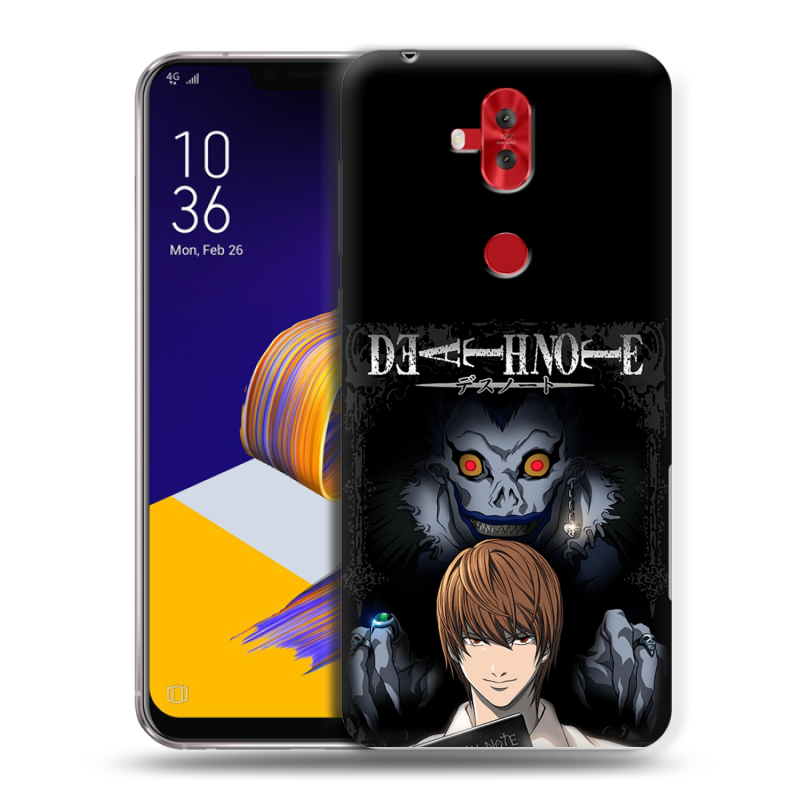 Силиконовый чехол на ASUS ZenFone 5 Lite с принтом Death note Тетрадь смерти Силиконовый чехол на ASUS ZenFone 5 Lite с принтом Death note Тетрадь смерти