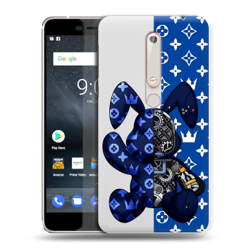 Пластиковый чехол на Nokia 6.1 с принтом Луи робот Пластиковый чехол на Nokia 6.1 с принтом Луи робот