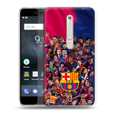 Пластиковый чехол на Nokia 6.1 с принтом Барселона Barcelona Пластиковый чехол на Nokia 6.1 с принтом Барселона Barcelona