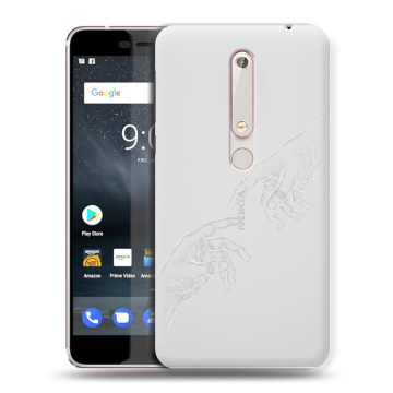 Пластиковый чехол на Nokia 6.1 с принтом Сотворение мира