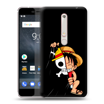 Пластиковый чехол на Nokia 6.1 с принтом One Piece Ван Пис