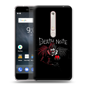 Пластиковый чехол на Nokia 6.1 с принтом Death note Тетрадь смерти Пластиковый чехол на Nokia 6.1 с принтом Death note Тетрадь смерти