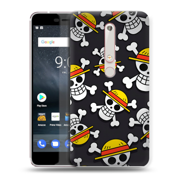 Пластиковый чехол на Nokia 6.1 с принтом One Piece Ван Пис
